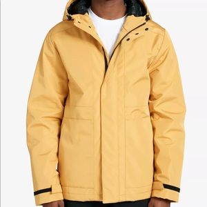 NWOT DKNY Hooded Raincoat, L